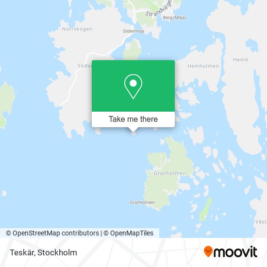 Teskär map