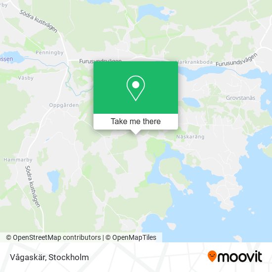 Vågaskär map