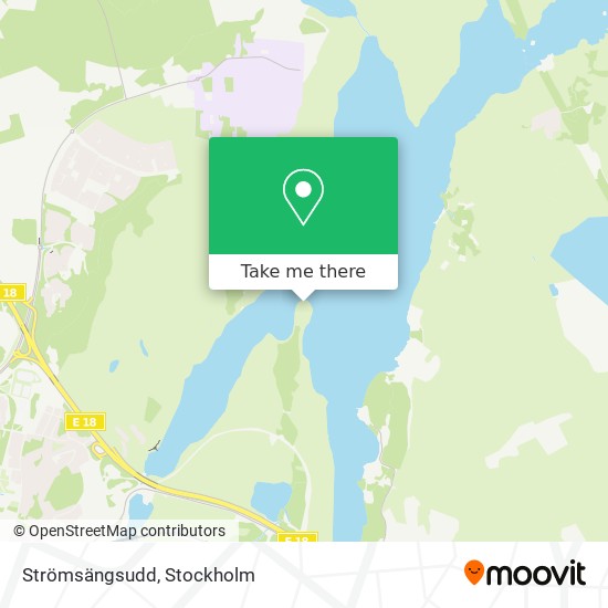 Strömsängsudd map