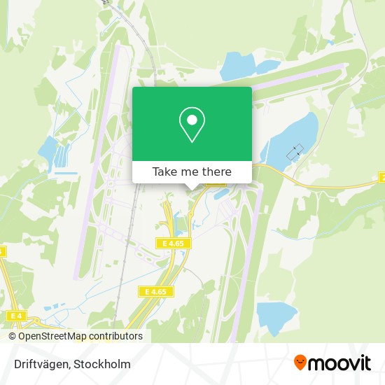 Driftvägen map