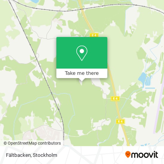 Fältbacken map