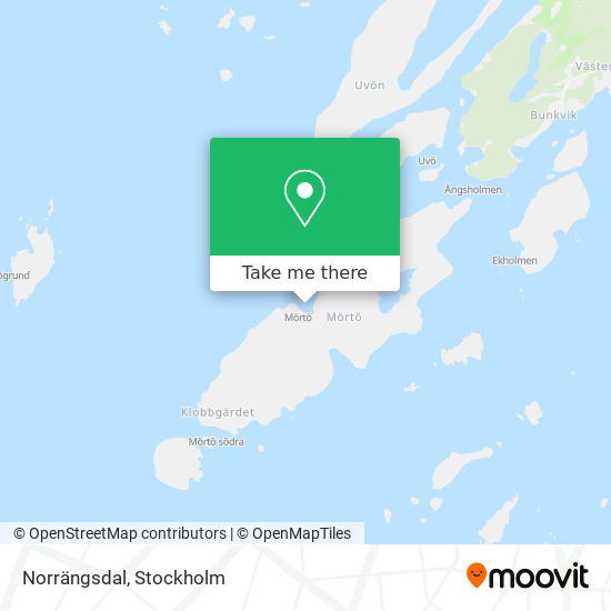 Norrängsdal map