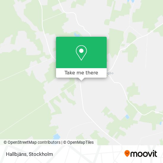 Hallbjäns map