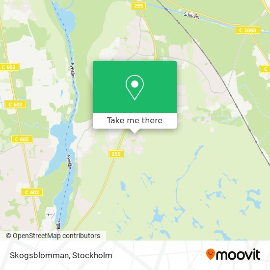 Skogsblomman map