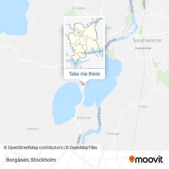 Borgåsen map