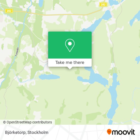 Björketorp map