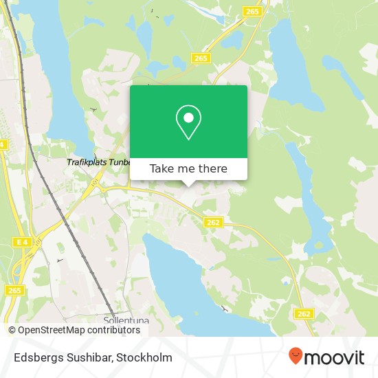 Edsbergs Sushibar map