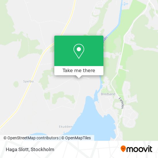 Haga Slott map