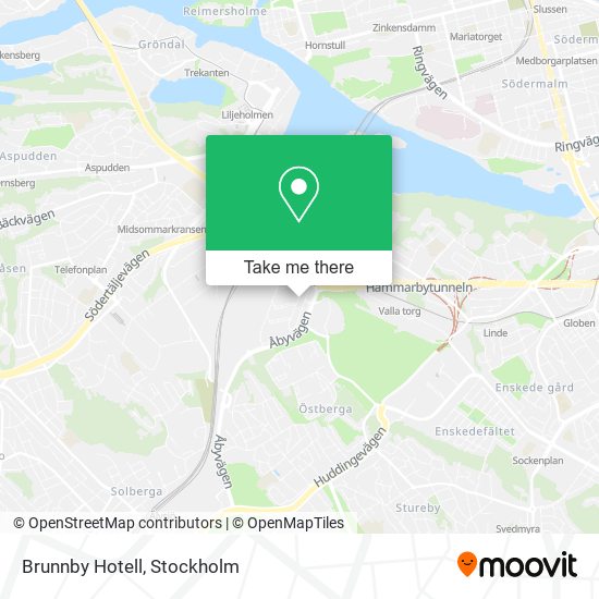 Brunnby Hotell map