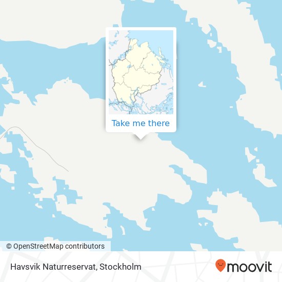 Havsvik Naturreservat map