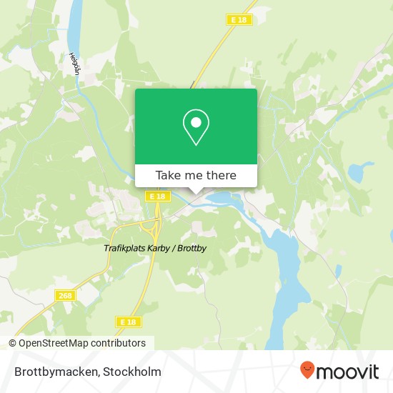 Brottbymacken map