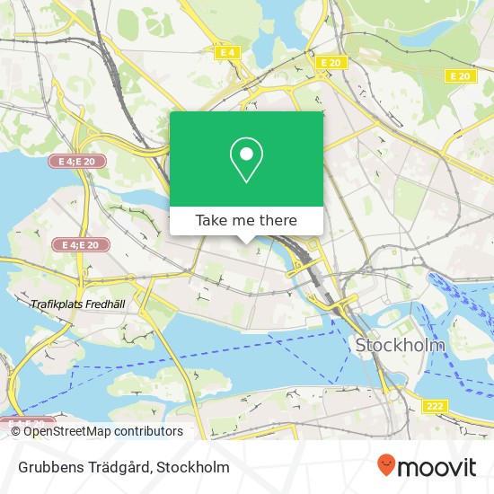 Grubbens Trädgård map