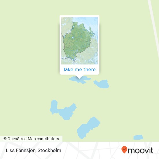 Liss Fännsjön map