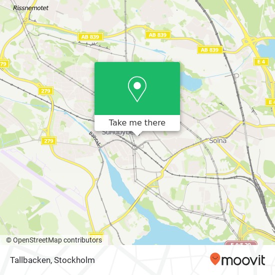 Tallbacken map