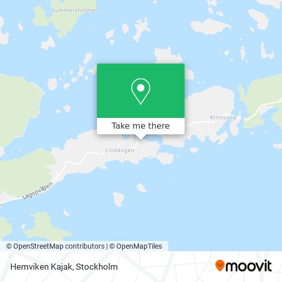 Hemviken Kajak map