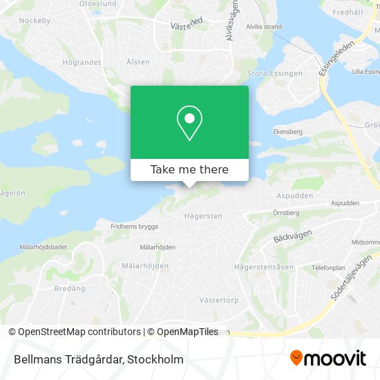 Bellmans Trädgårdar map