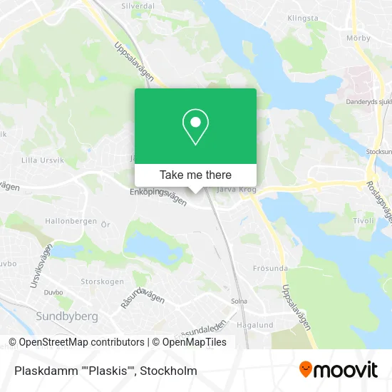 Plaskdamm ""Plaskis"" map
