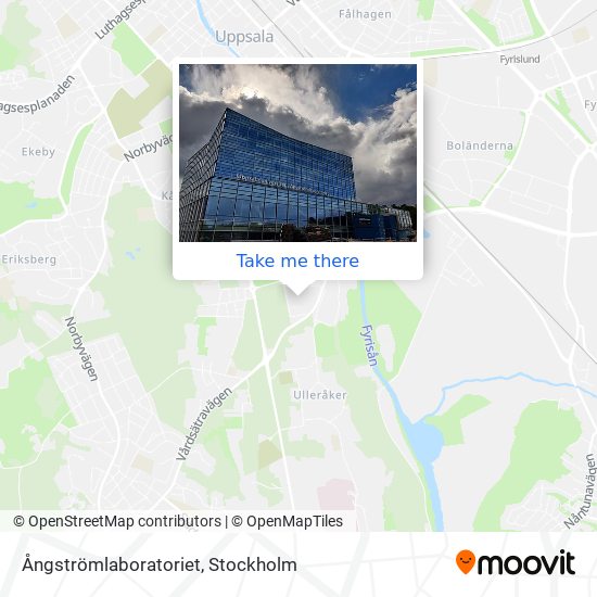Ångströmlaboratoriet map