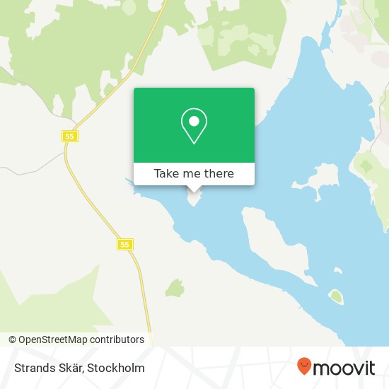 Strands Skär map