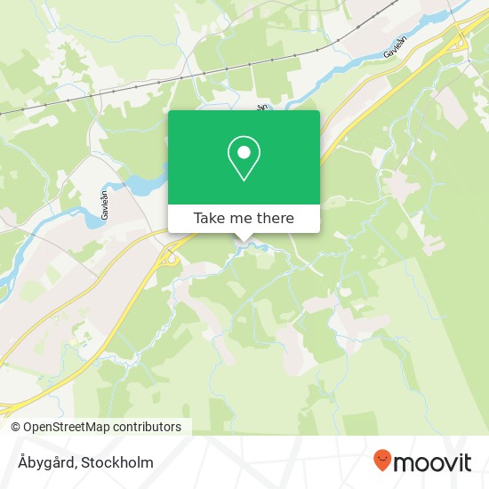 Åbygård map