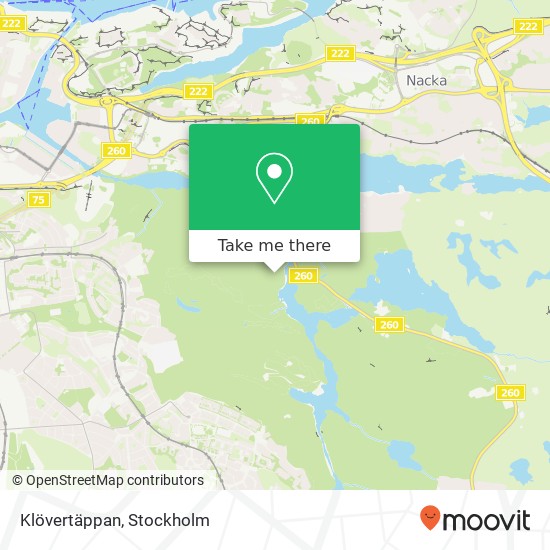 Klövertäppan map