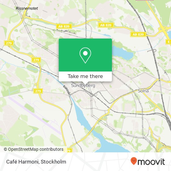 Café Harmoni map