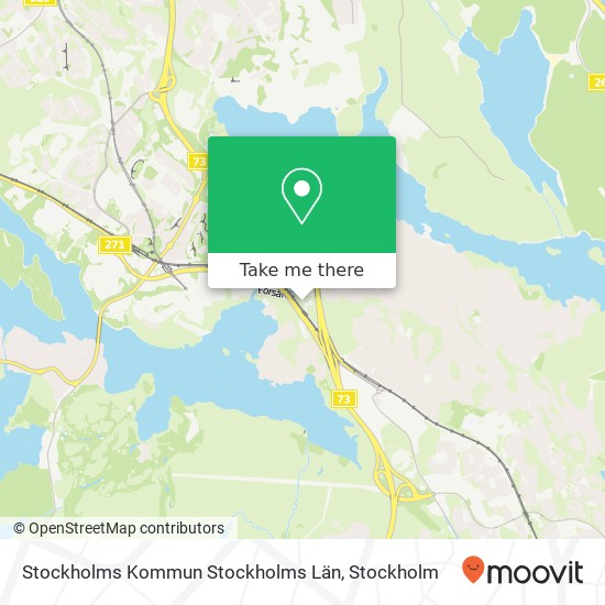 Stockholms Kommun Stockholms Län map