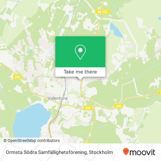 Ormsta Södra Samfällighetsförening map