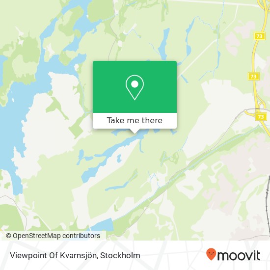 Viewpoint Of Kvarnsjön map