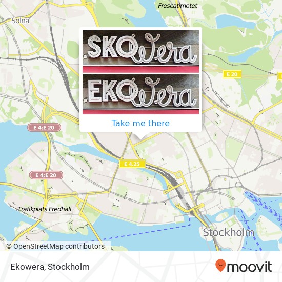 Ekowera map