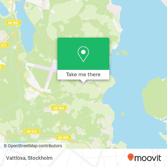 Vattlösa map