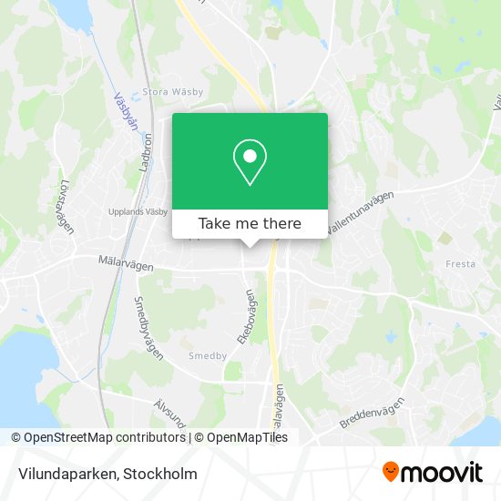 Vilundaparken map