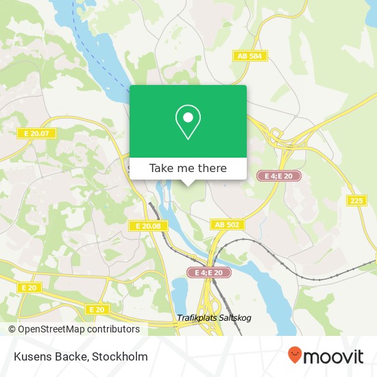 Kusens Backe map