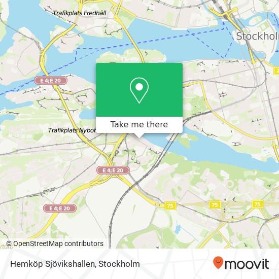 Hemköp Sjövikshallen map