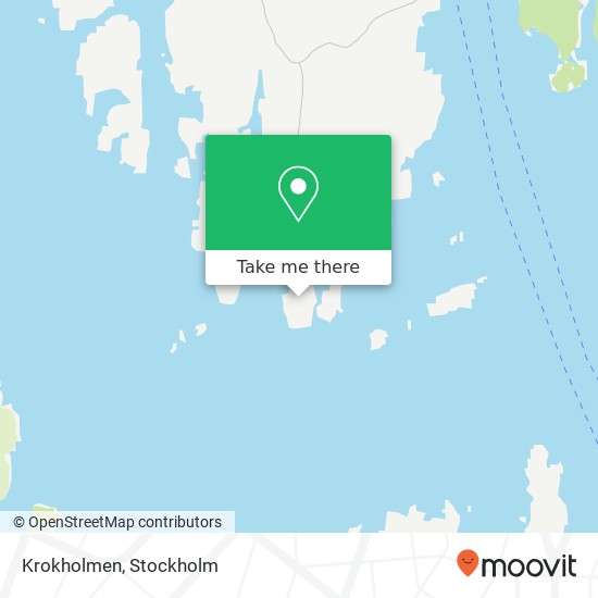 Krokholmen map