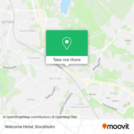 Welcome Hotel map