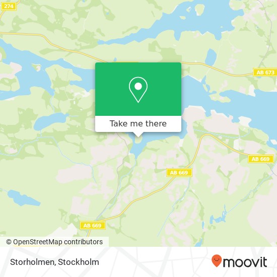 Storholmen map