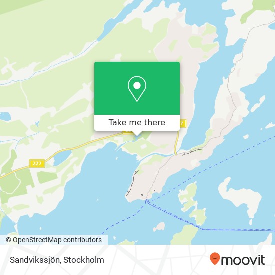 Sandvikssjön map