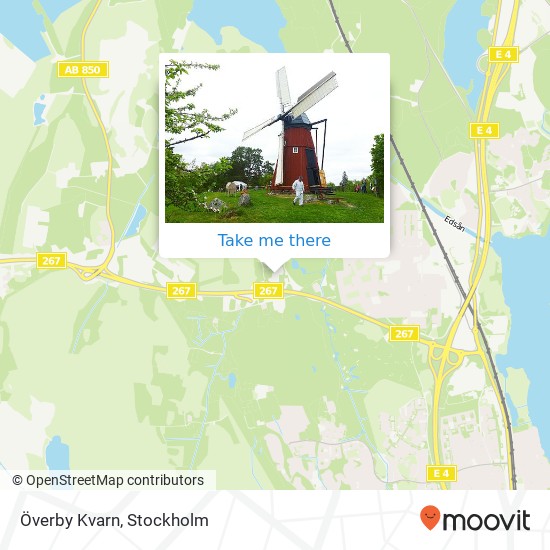 Överby Kvarn map