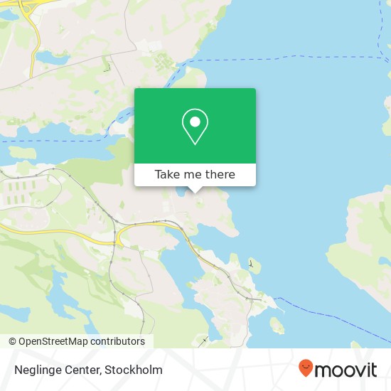 Neglinge Center map