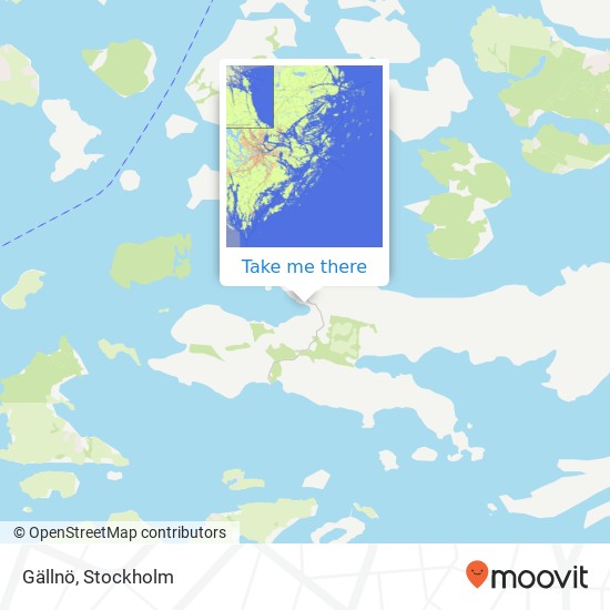 Gällnö map