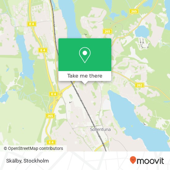 Skälby map