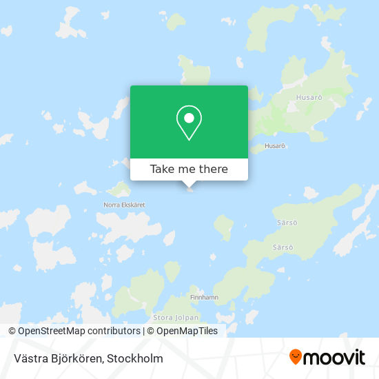 Västra Björkören map