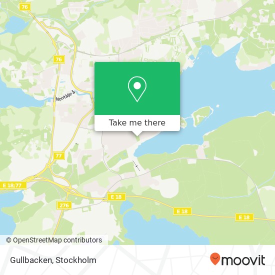 Gullbacken map