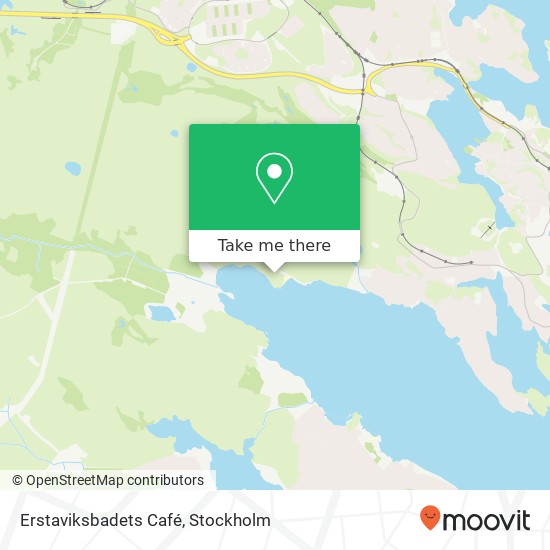 Erstaviksbadets Café map