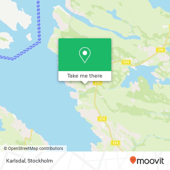 Karlsdal map