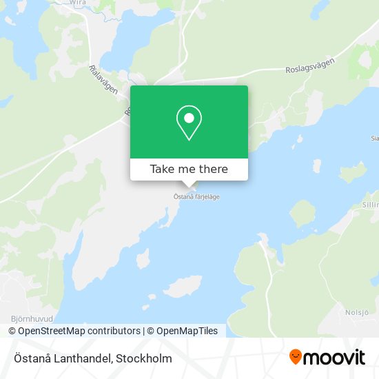 Östanå Lanthandel map