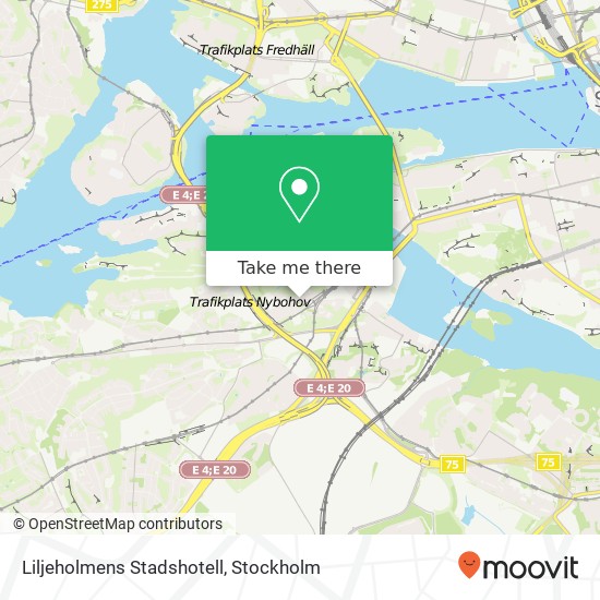 Liljeholmens Stadshotell map