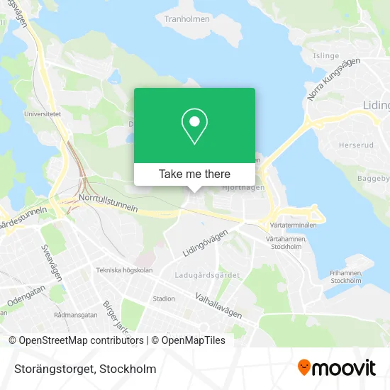 Storängstorget map