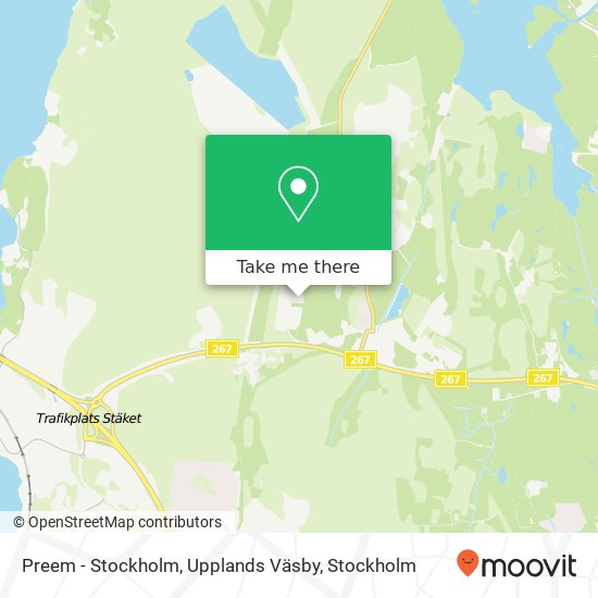 Preem - Stockholm, Upplands Väsby map